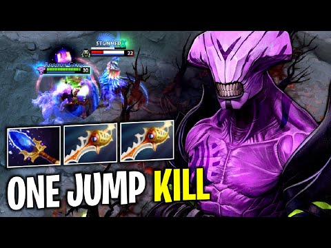 ONE JUMP KILL..!! Epic 2x Divine Rapier + Aghanim Scepter Faceless Void 7.27 | Dota 2