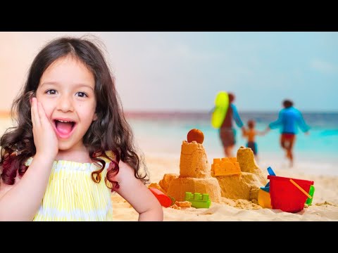   🏰🎡  Sand Castle with Joudy & Kaya at the Park! 🏰