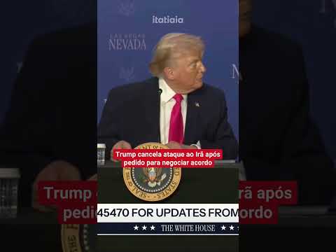 TRUMP ADIA OFENSIVA CONTRA O IRÃ APÓS PEDIDO DE TEERÃ E PAÍSES VIZINHOS