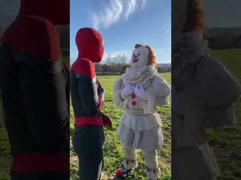 Twisted Pennywise - Opened the wrong portal, Spiderman! 🤡 @internationalspiderman ib: @Josh #shorts