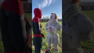Twisted Pennywise - Opened the wrong portal, Spiderman! 🤡 @internationalspiderman ib: @Josh #shorts