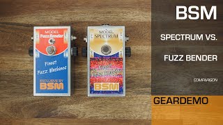 Video thumbnail for BSM  - Spectrum vs. FuzzBender (Comparison - Geardemo) by Haiko Heinz