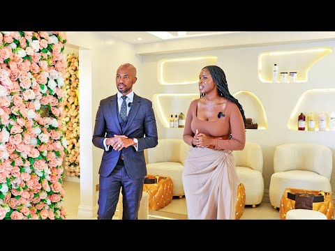Real Estate: Inside a STUNNING LUXURY BEAUTY SALON in Nairobi | Interior Design |Hairstyling Studio