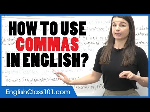 How to Use Commas in English | Punctuation Guide - Learn English Grammar