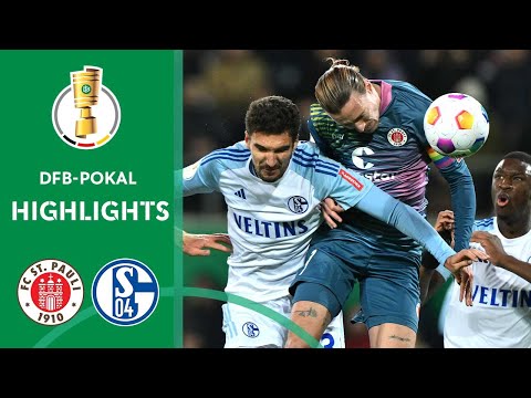 Intense cup duel! | FC St. Pauli vs. FC Schalke 04 2-1 | Highlights | DFB-Pokal - Round 2