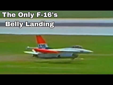 When The First F-16 Faced a Mishap - YF-16 Belly Landing