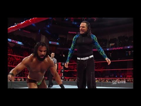 Jinder mahal vs Jeff Hardy FULL match -UNITED STATES CHAMPIONSHIP.