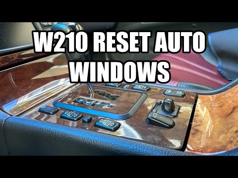 Mercedes W210: How to Reset/Fix Auto Up Down Windows