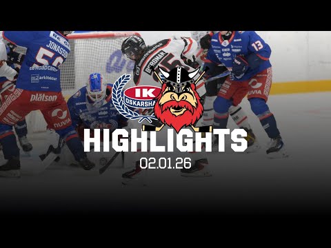 Highlights: IK Oskarshamn - Nybro Vikings (5-2)