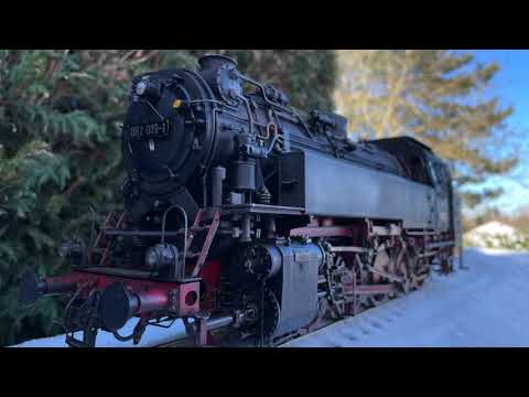 Spur1 Diashow Februar 2021: DB 082 019-1 im Schnee *** ゲージ1 модели Spoor1 1:32 Gauge1 Jauge1