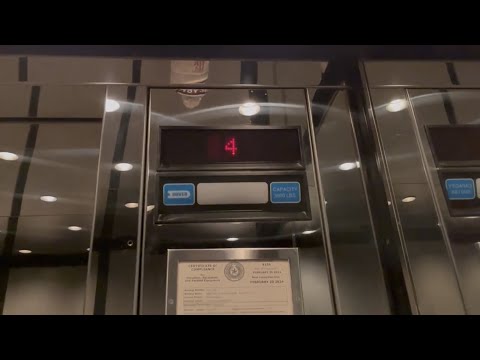 iPhone Test: Dover Traflomatic IV Traction Elevators at Mays Business School in College Station, TX.