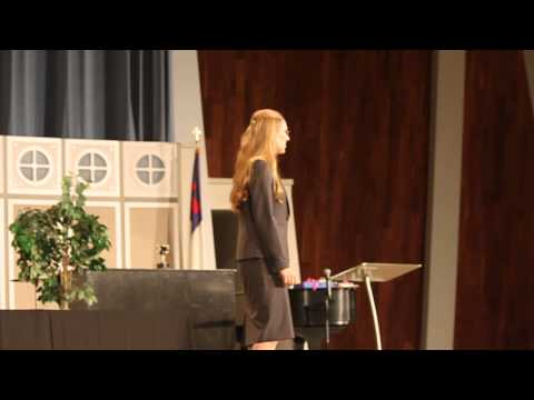 NCFCA 2013 National Persuasive Champion—Mary-Katherine Collins