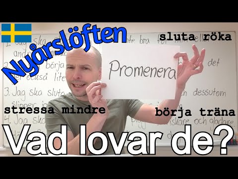 Nyårslöften (Vad lovar de?) SFI