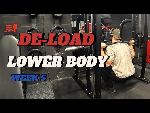 Spring Cut -  Day 41 - Lower Body 1 || De-Load Week
