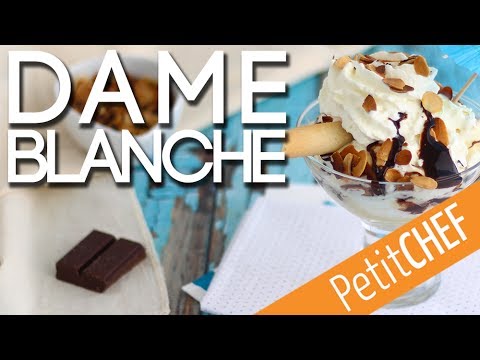 Dame Blanche, receita francesa de gelado de baunilha