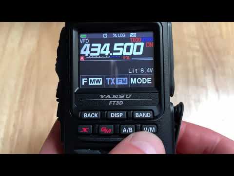 Yaesu FT3D First look.