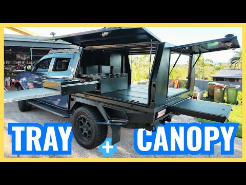 Full DIY Jack Off 3 Door Tray Canopy Overview and Setup Walkthrough | DMAX FINAL BUILD SERIES Ep3