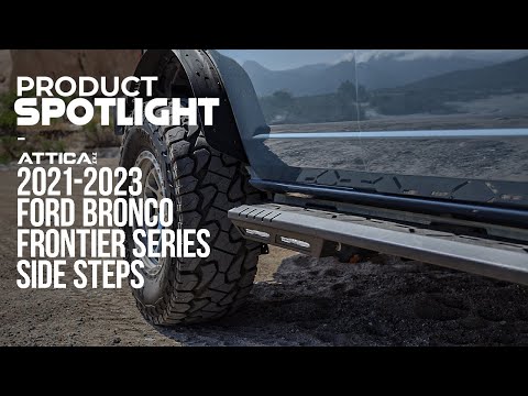 ATTICA 4X4 | 2021-2023 FORD BRONCO FRONTIER SERIES SIDE STEPS