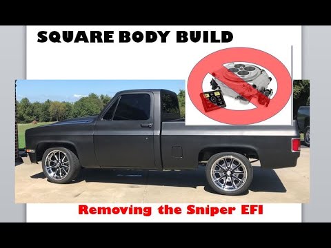 C10 Squarebody Build. Removing the Holley Sniper EFI and Hyperspark!