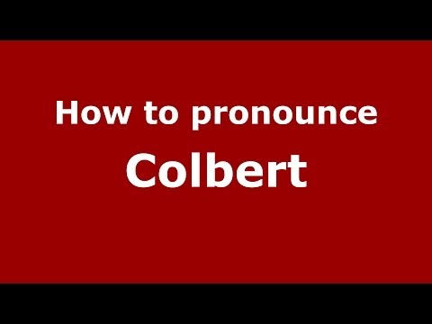 How to pronounce Colbert