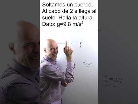 HALLAR LA ALTURA SABIENDO EL TIEMPO DE CAÍDA. Física Básica