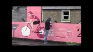 Keady South Armagh Ireland, prepares for the Giro d,Itaila