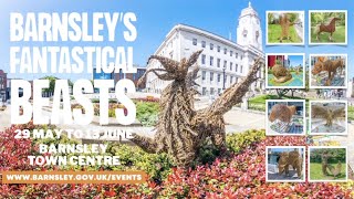 Barnsley&#39;s Fantastical Beasts: Willow sculptures celebrate folklore creatures