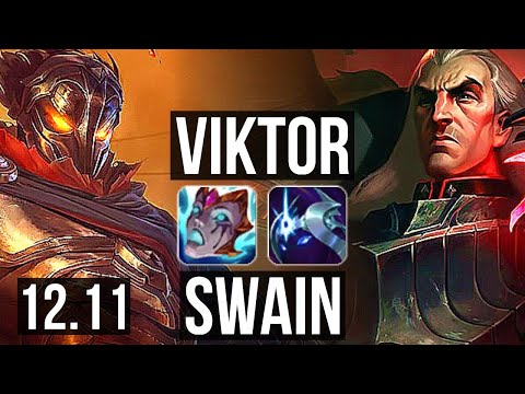 VIKTOR vs SWAIN (MID) | 7/1/16, 1.8M mastery, 800+ games | NA Master | 12.11