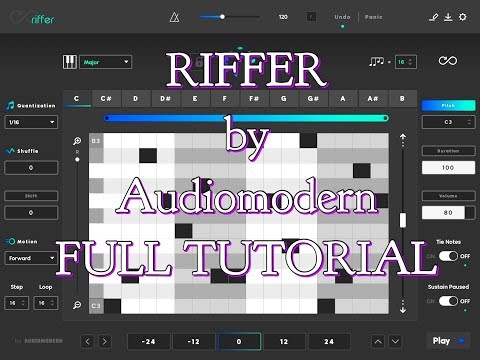 RIFFER by Audiomodern - The EPIC Guide Tutorial for the iPad Version