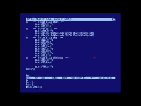 Amiga Hardware Programming 34 - Mirror effect
