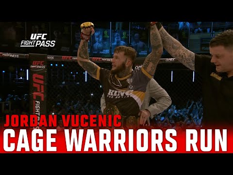 Jordan Vucenic's DOMINANT Cage Warriors run!