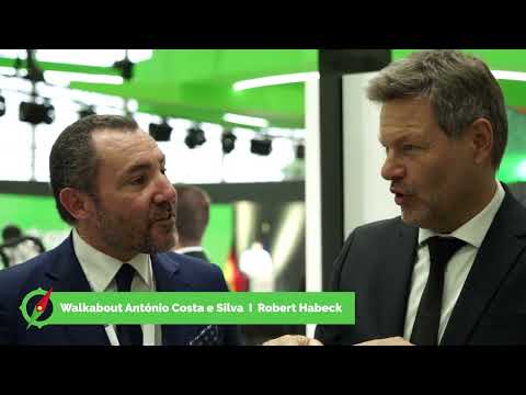 Robert Habeck & António Costa e Silva Walkabout | PORTUGAL MAKES SENSE – HANNOVER MESSE 2022