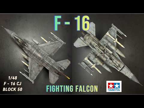 Tamiya F-16 Fighting Falcon – Full Scale Model Build (Step-by-Step)