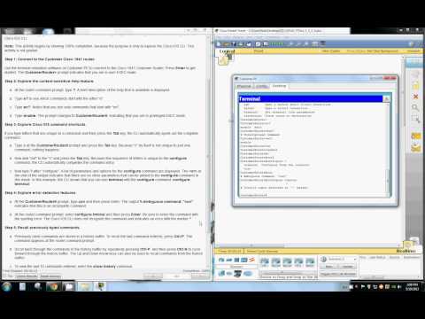 Exploring the Cisco IOS CLI