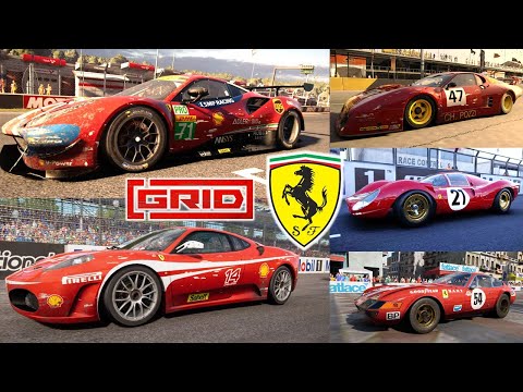 All Ferrari's in GRID 2019 Exclusive Gameplay