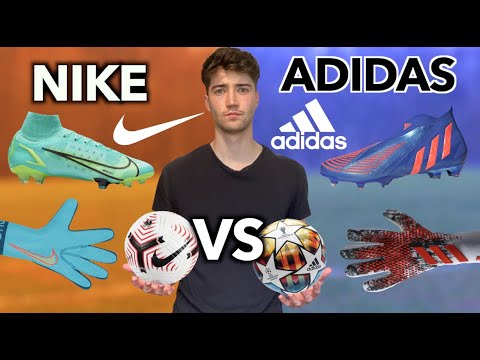 Comparing EVERY Football Product NIKE and ADIDAS Sell - who is the king of football?