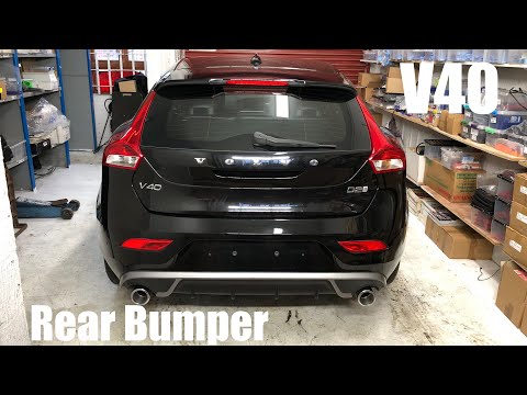 Volvo V40 Rear Bumper Removal - How To Remove DIY 2012-2019