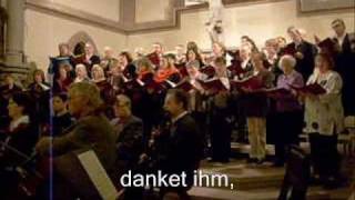 preview picture of video 'Felix Mendelssohn Bartholdy - Der 100. Psalm: Jauchzet dem Herrn alle Welt!'