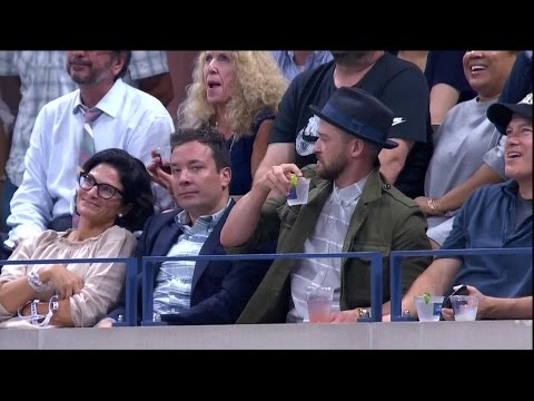 Jimmy Fallon, Justin Timberlake steal show at US Open