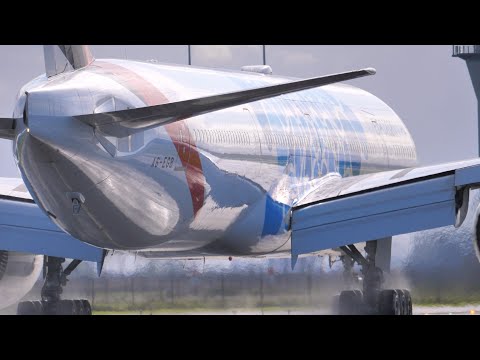 Plane watching at Amsterdam 🇳🇱 | Plane Spotting close up