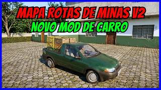????Gameplay Novo Mod de Carro Fiat Strada | Mapa Rotas de Minas V2 | Mods | PBSC
