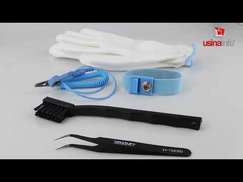 Video - Kit Antiestático ESD Básico - Luva M