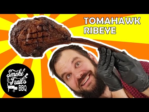 Tomahawk Steak Recipe PERFECTED | How to Cook a Tomahawk Steak on The Pit Boss 456D Pellet Grill