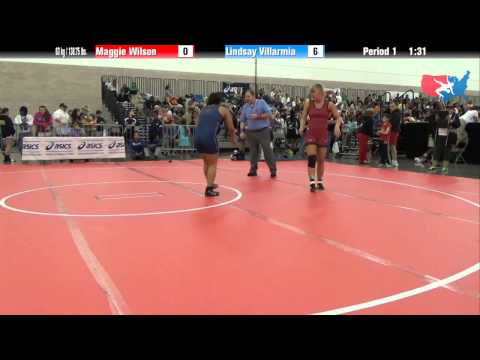 FILA Junior 63 kg / 138.75 lbs. - Maggie Wilson vs. Lindsay Villarmia