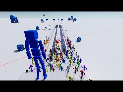 Pass the laser beam！ | Fun with Ragdolls The Game #24