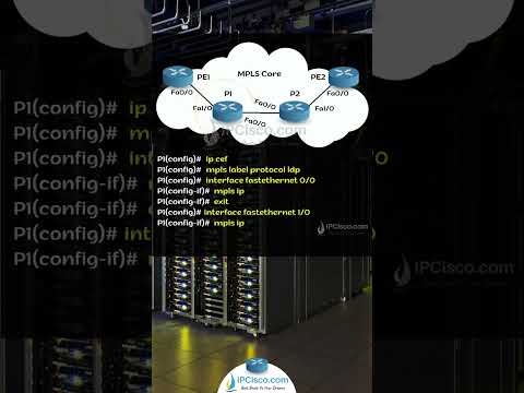 Basic MPLS Config Example ! | Free CCNP ENCOR 350-401 | IPCisco.com
