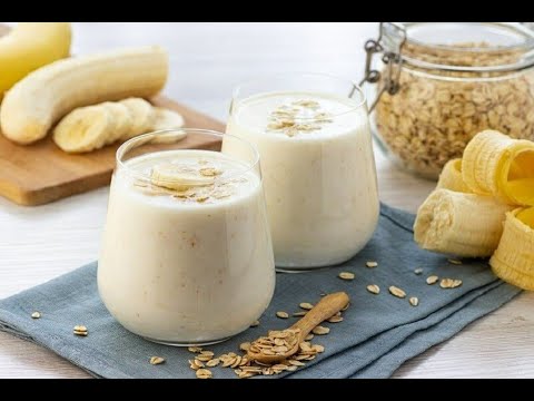 SINH TỐ CHUỐI YẾN MẠCH - Smoothie de aveia e banana