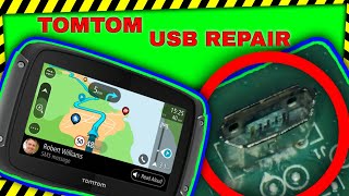 Tomtom 550 Rider USB Port Repair With Liquid Damage