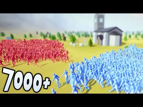 7000+ MAN BATTLE! (Totally Accurate Battle Simulator - T.A.B.S)
