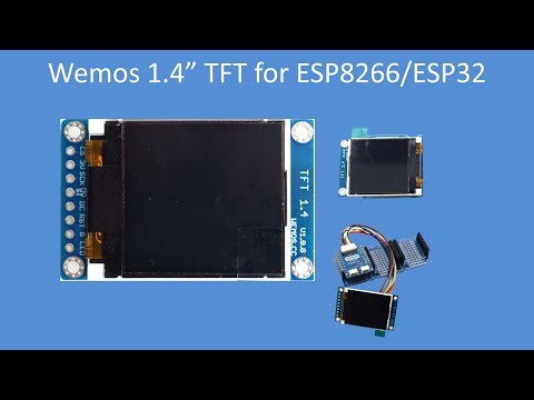 Tech Note 106 - Wemos/Lolin 1.4" TFT Shield for D1 Mini/MH-T Live